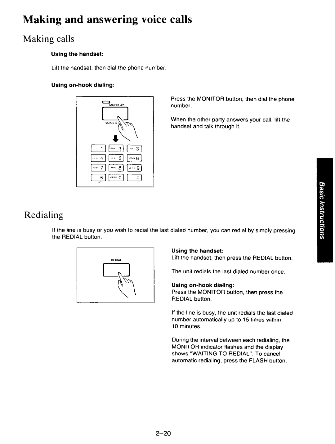 Panasonic KXF110 manual 