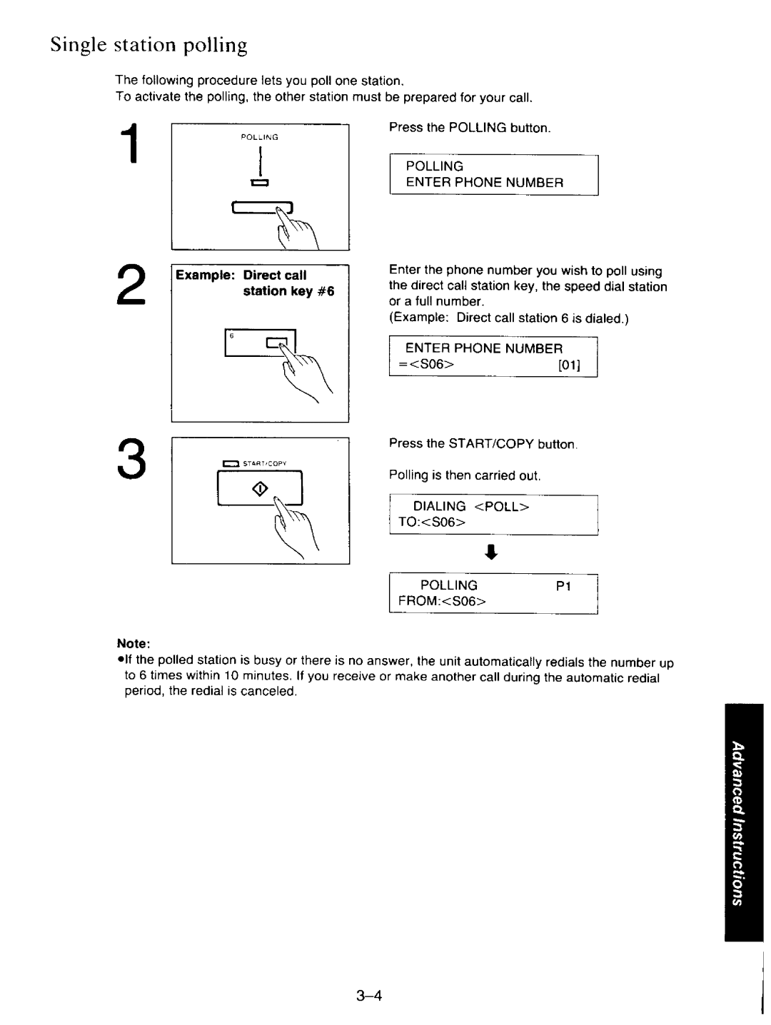 Panasonic KXF110 manual 