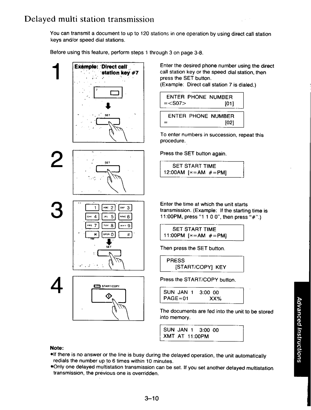 Panasonic KXF110 manual 