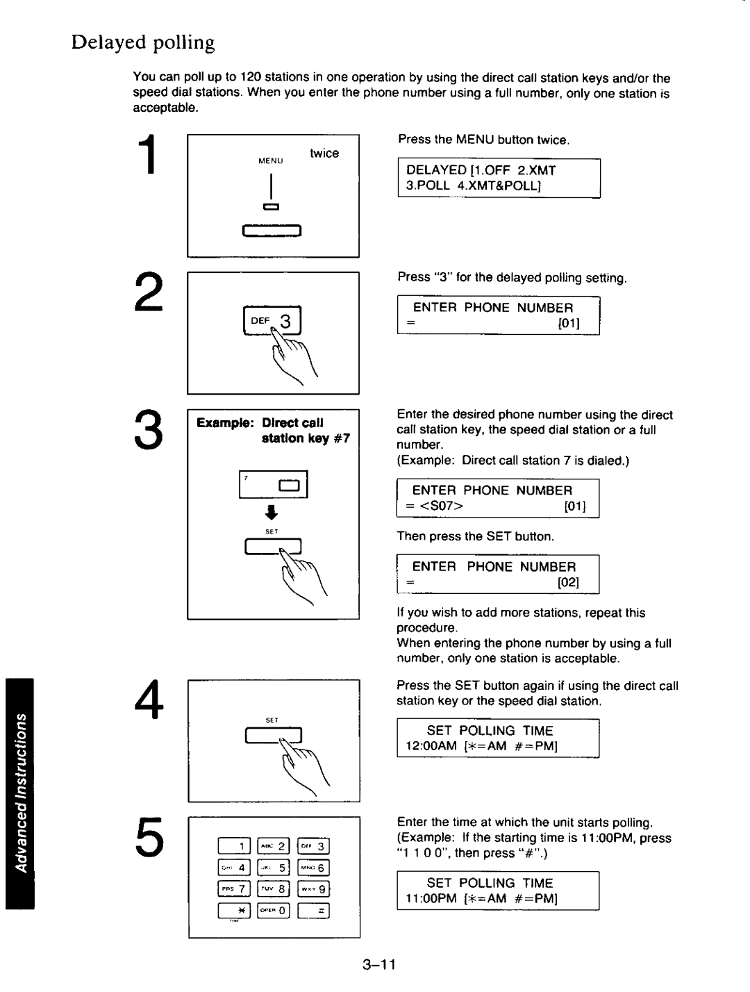 Panasonic KXF110 manual 