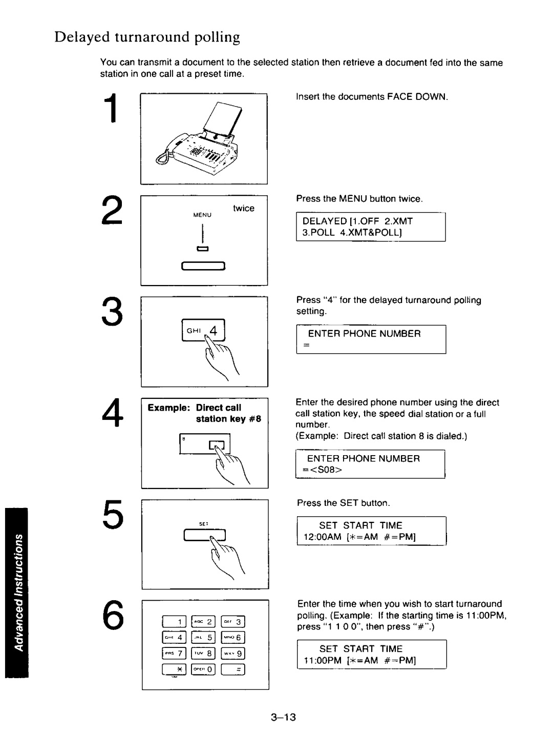 Panasonic KXF110 manual 