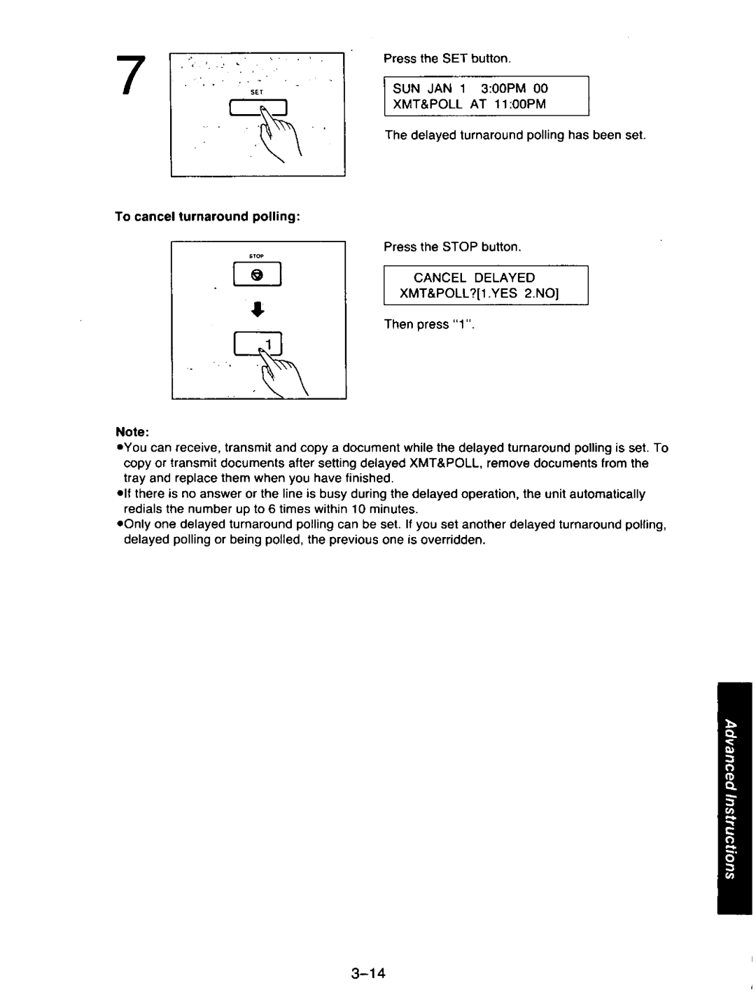 Panasonic KXF110 manual 