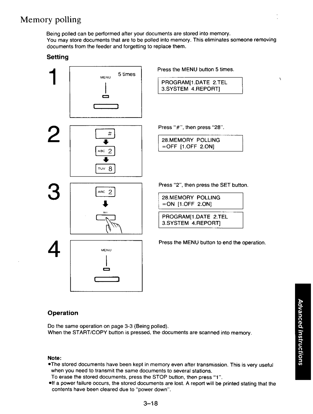 Panasonic KXF110 manual 