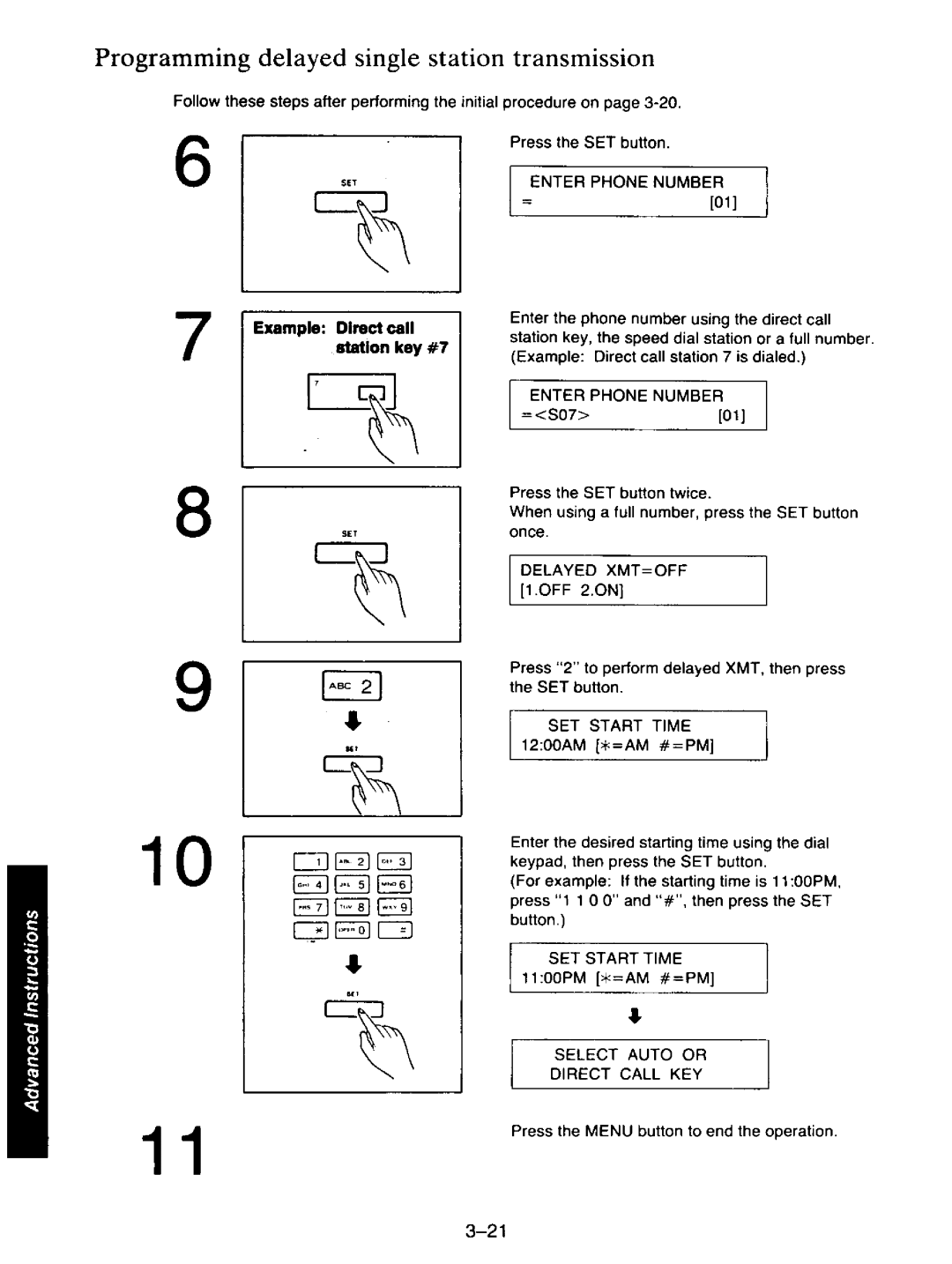 Panasonic KXF110 manual 