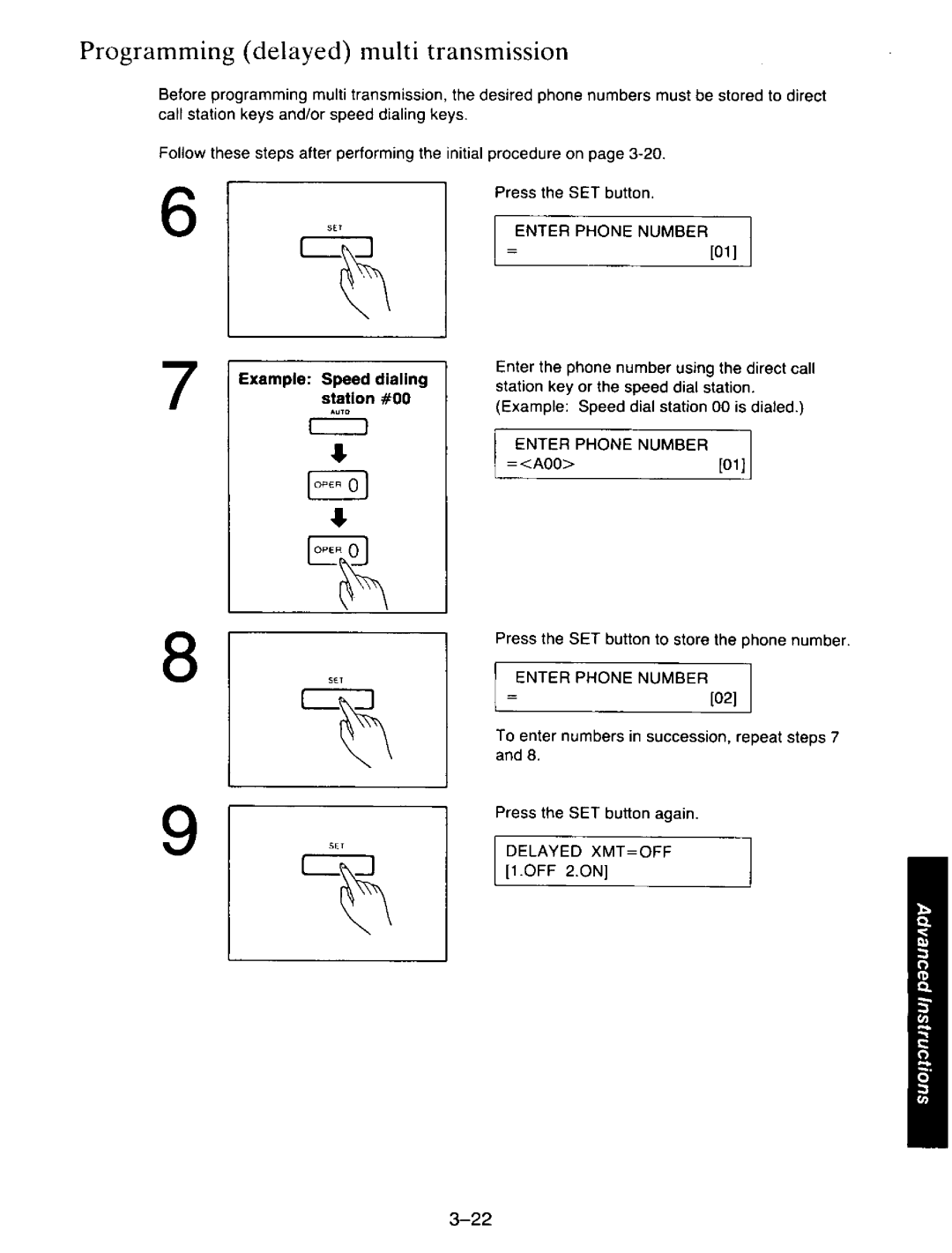 Panasonic KXF110 manual 