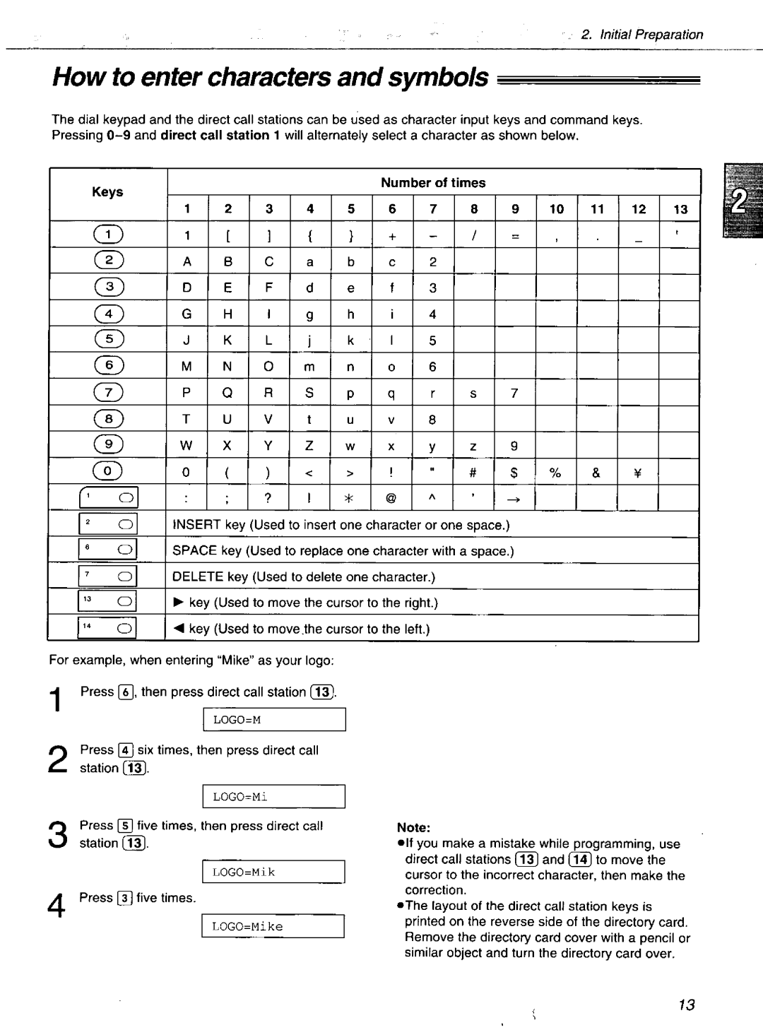 Panasonic KXF1100 manual 