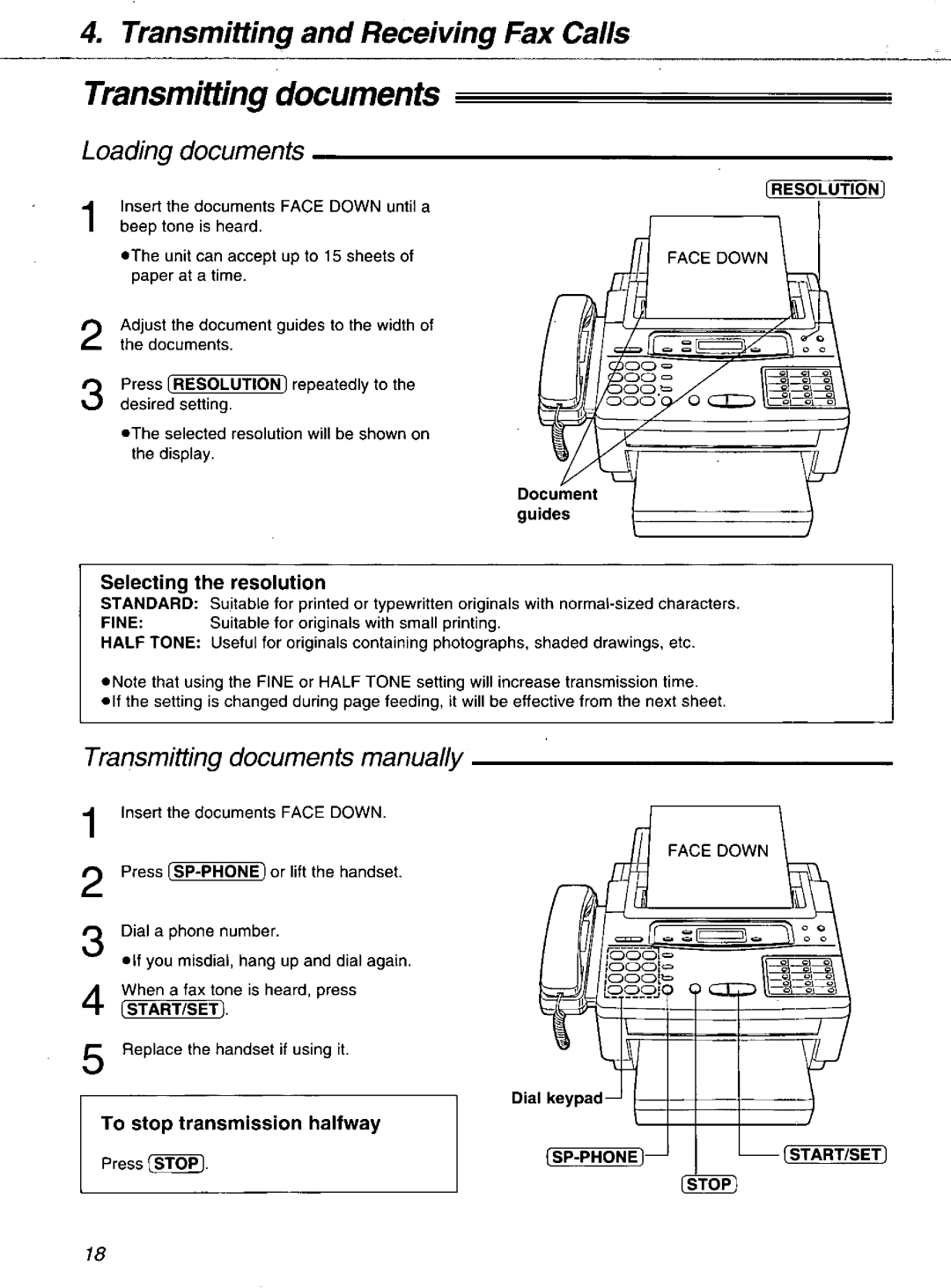 Panasonic KXF1100 manual 