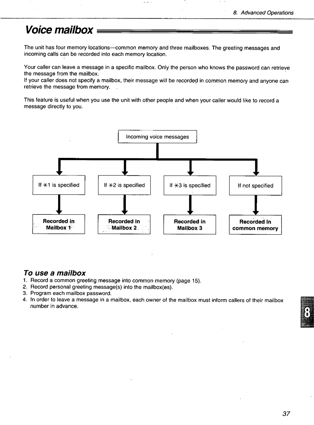 Panasonic KXF1100 manual 