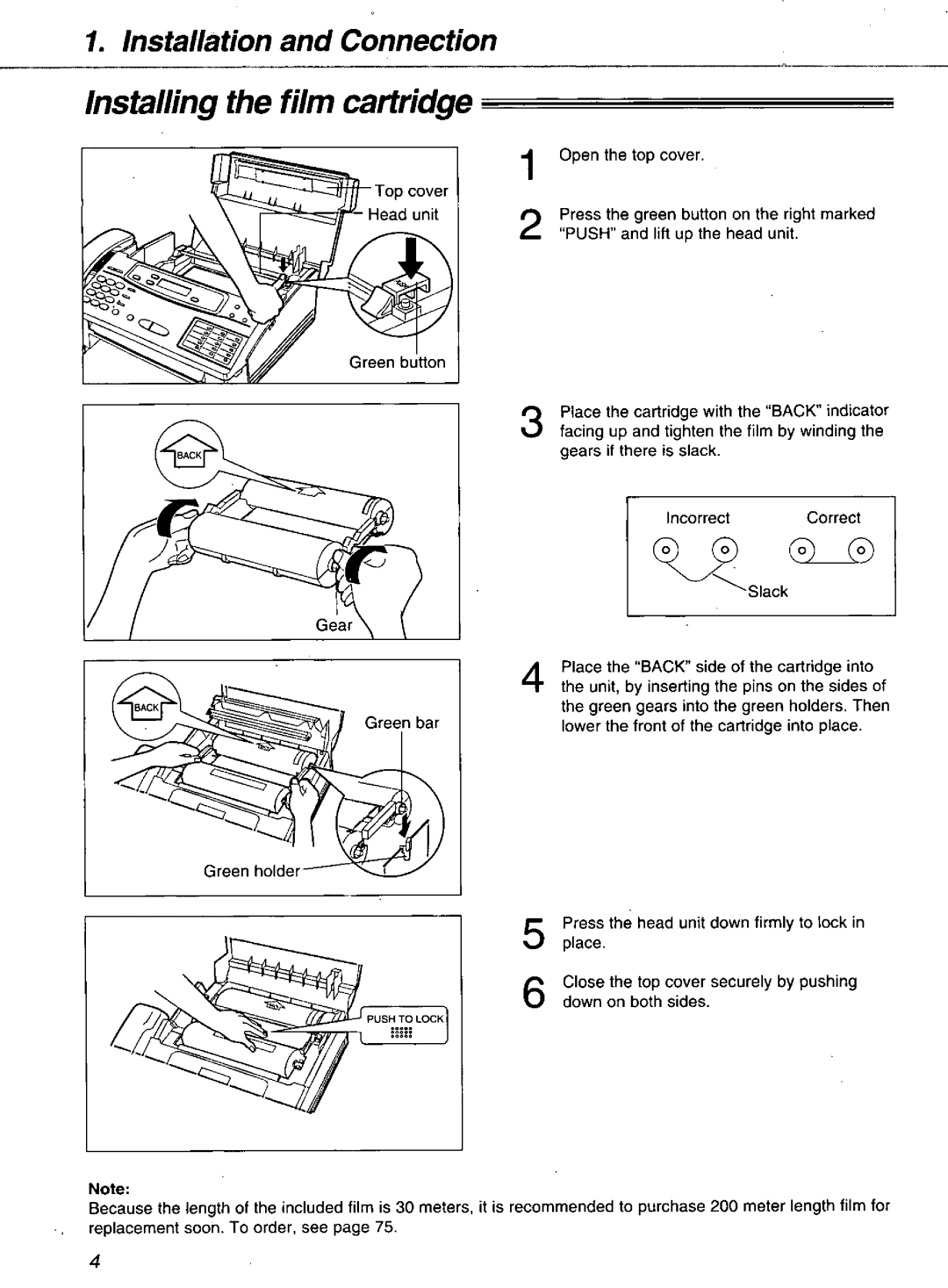 Panasonic KXF1100 manual 