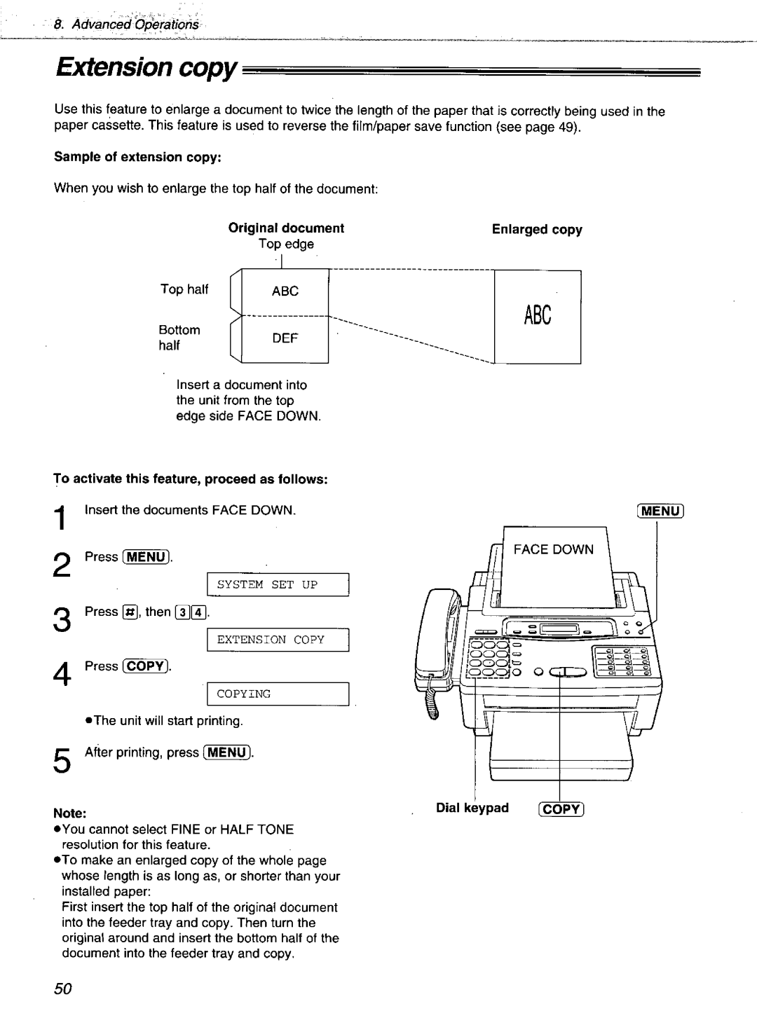 Panasonic KXF1100 manual 