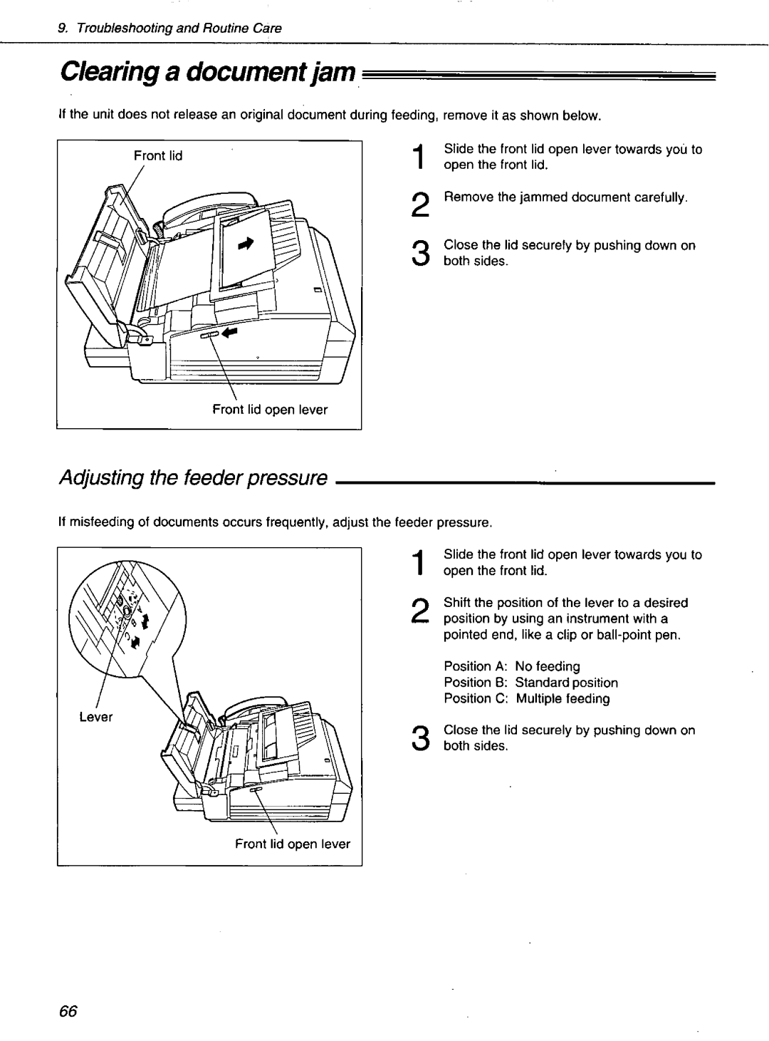 Panasonic KXF1100 manual 