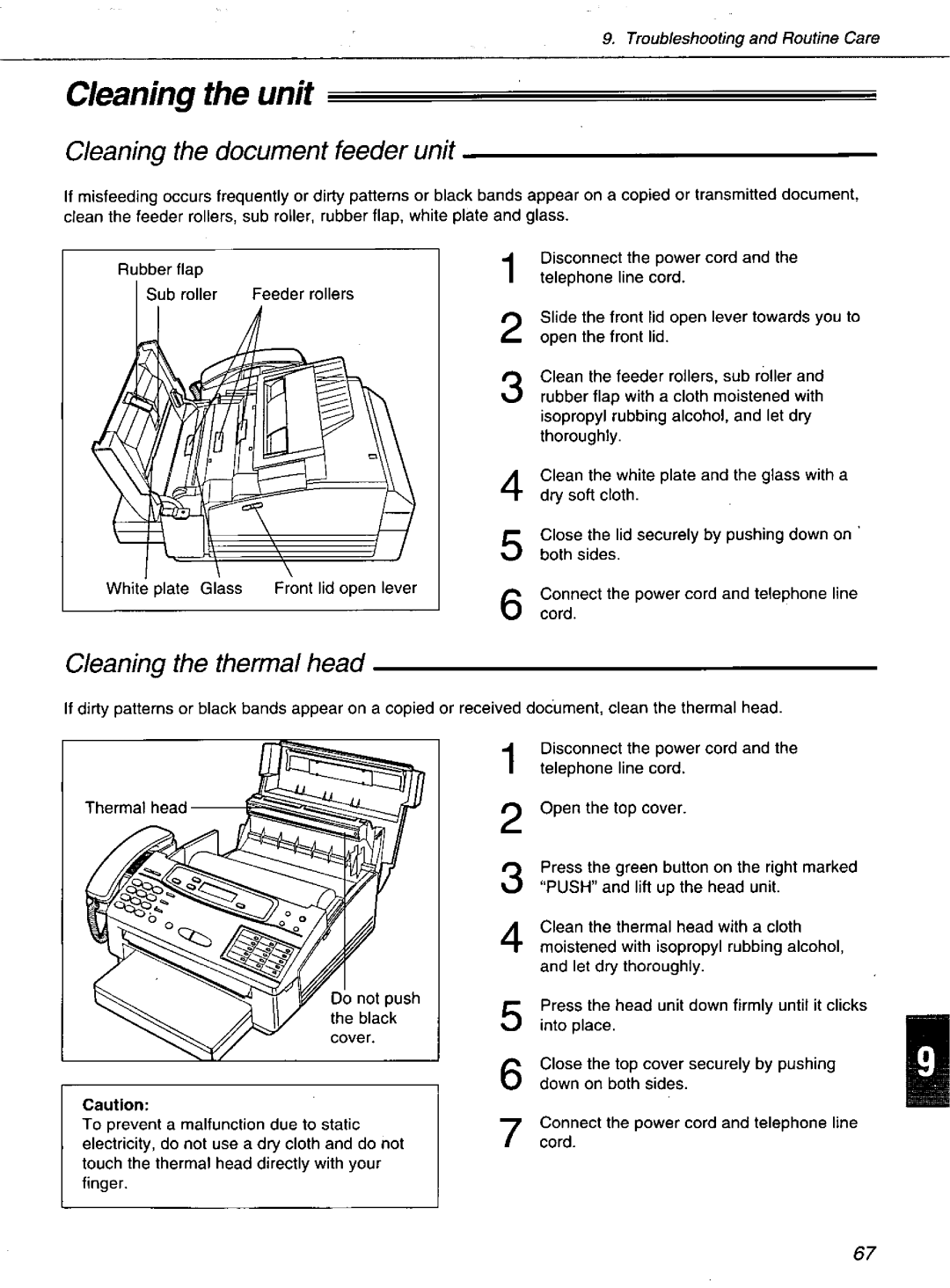 Panasonic KXF1100 manual 