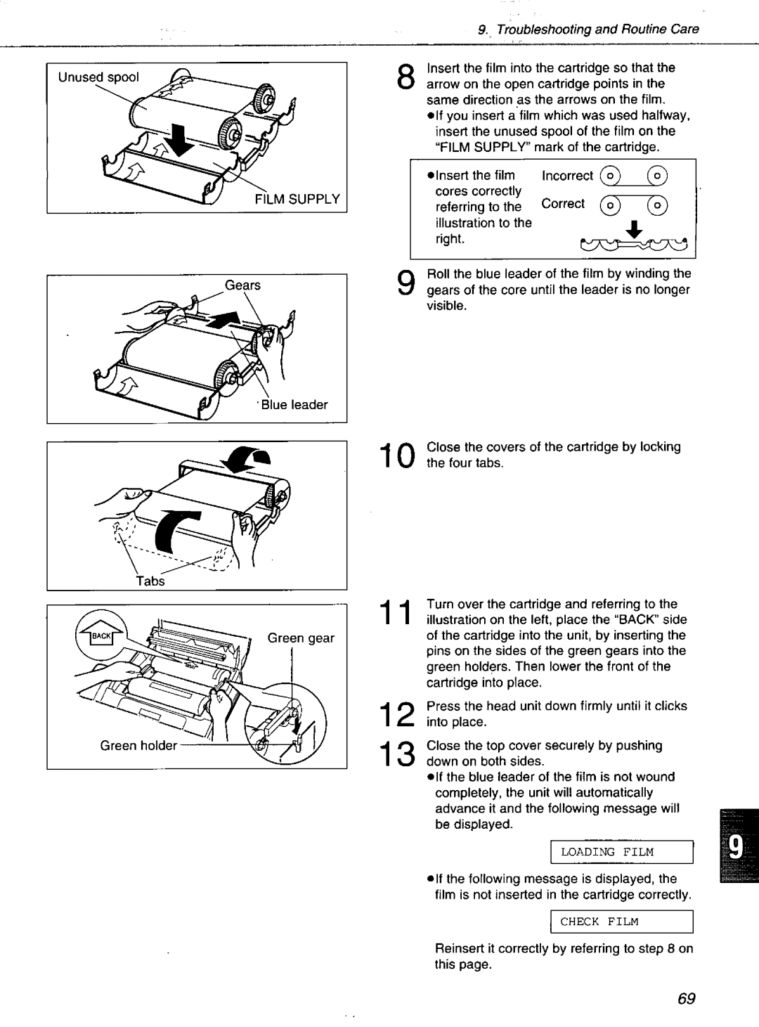 Panasonic KXF1100 manual 