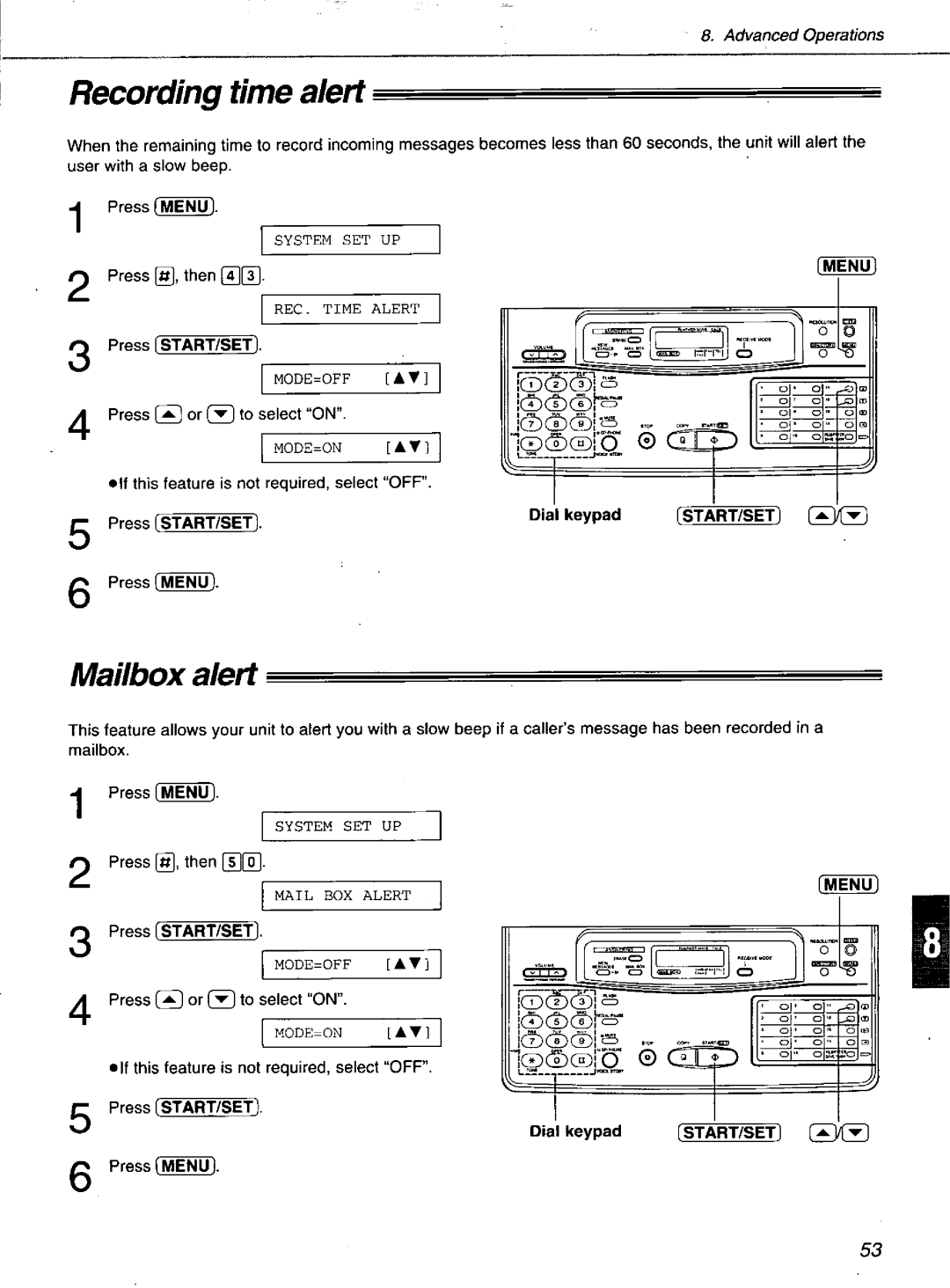 Panasonic KXF1100 manual 