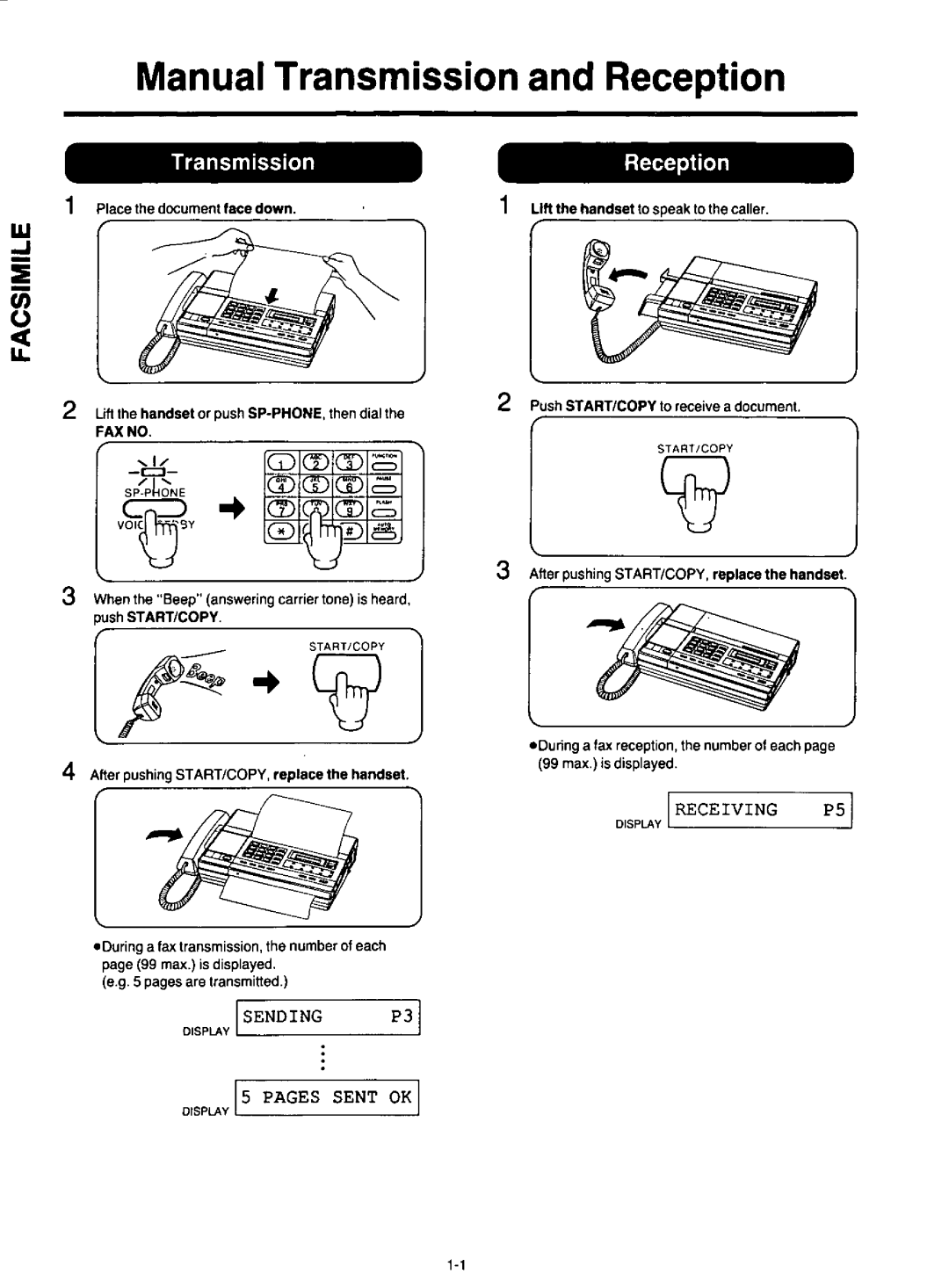 Panasonic KXF120 manual 