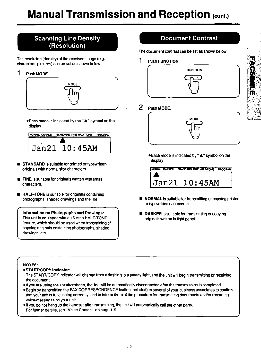 Panasonic KXF120 manual 