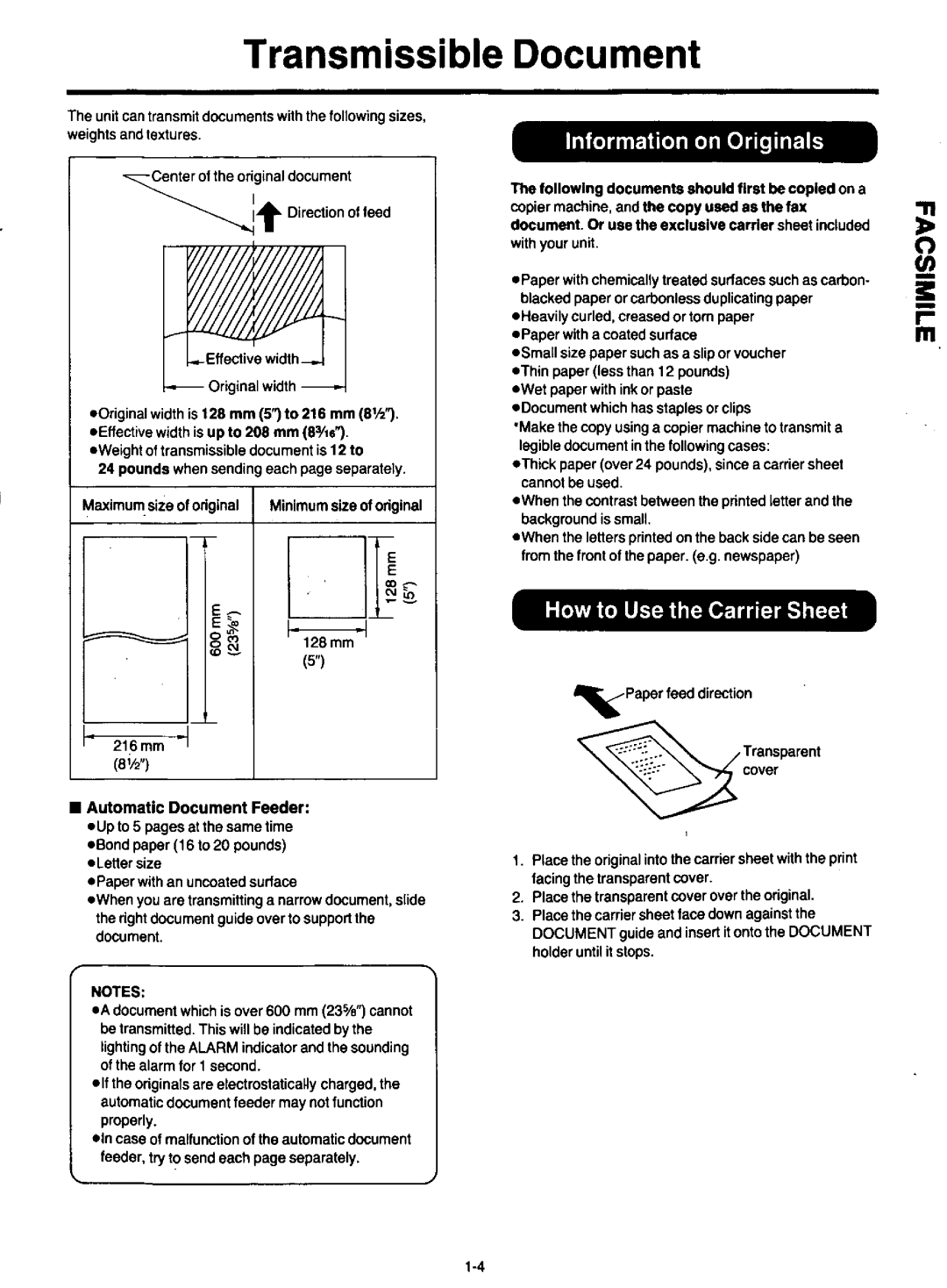 Panasonic KXF120 manual 