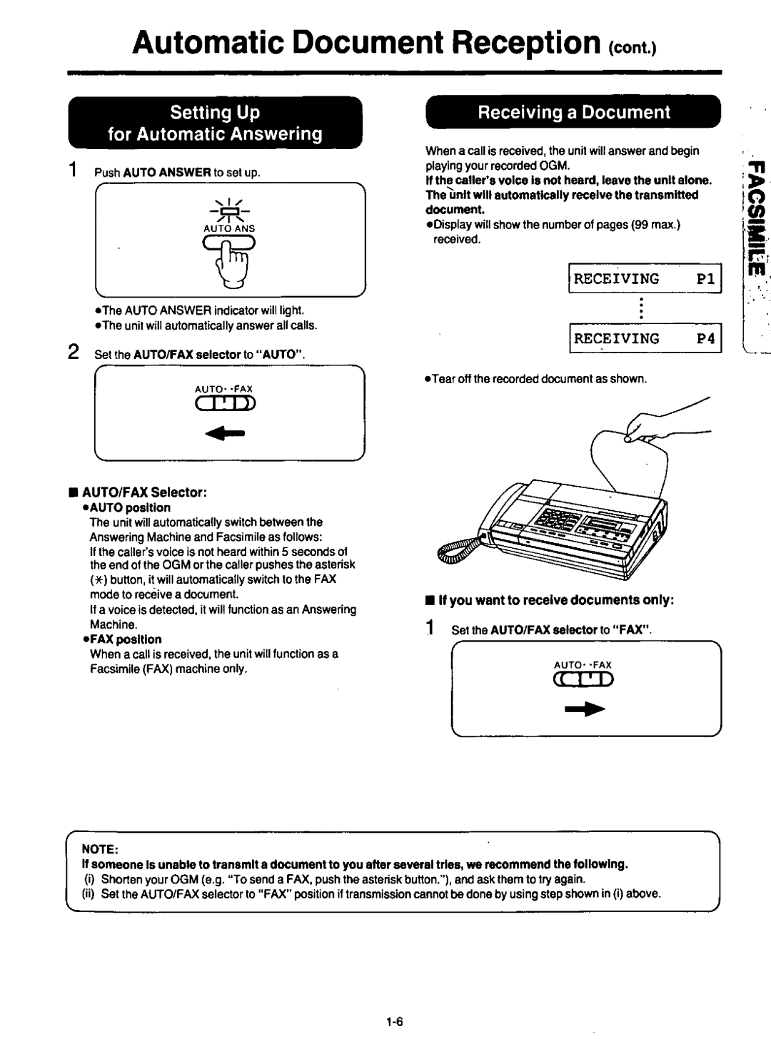 Panasonic KXF120 manual 