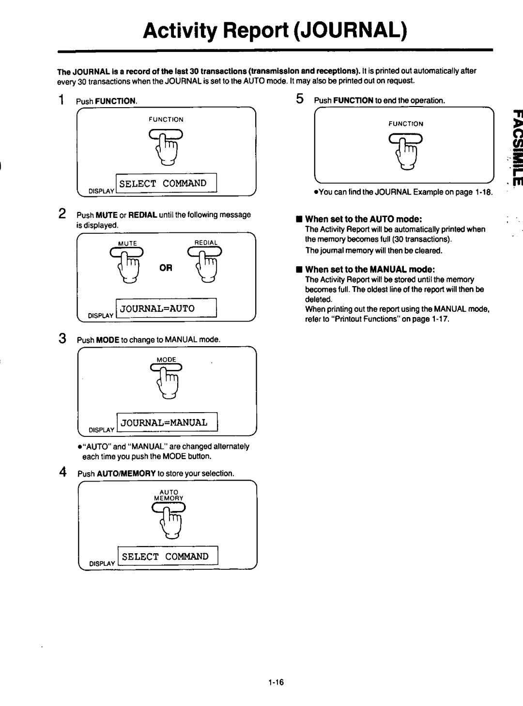 Panasonic KXF120 manual 