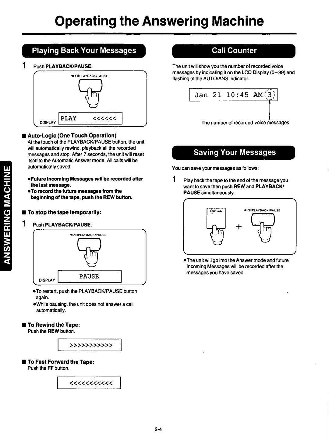 Panasonic KXF120 manual 