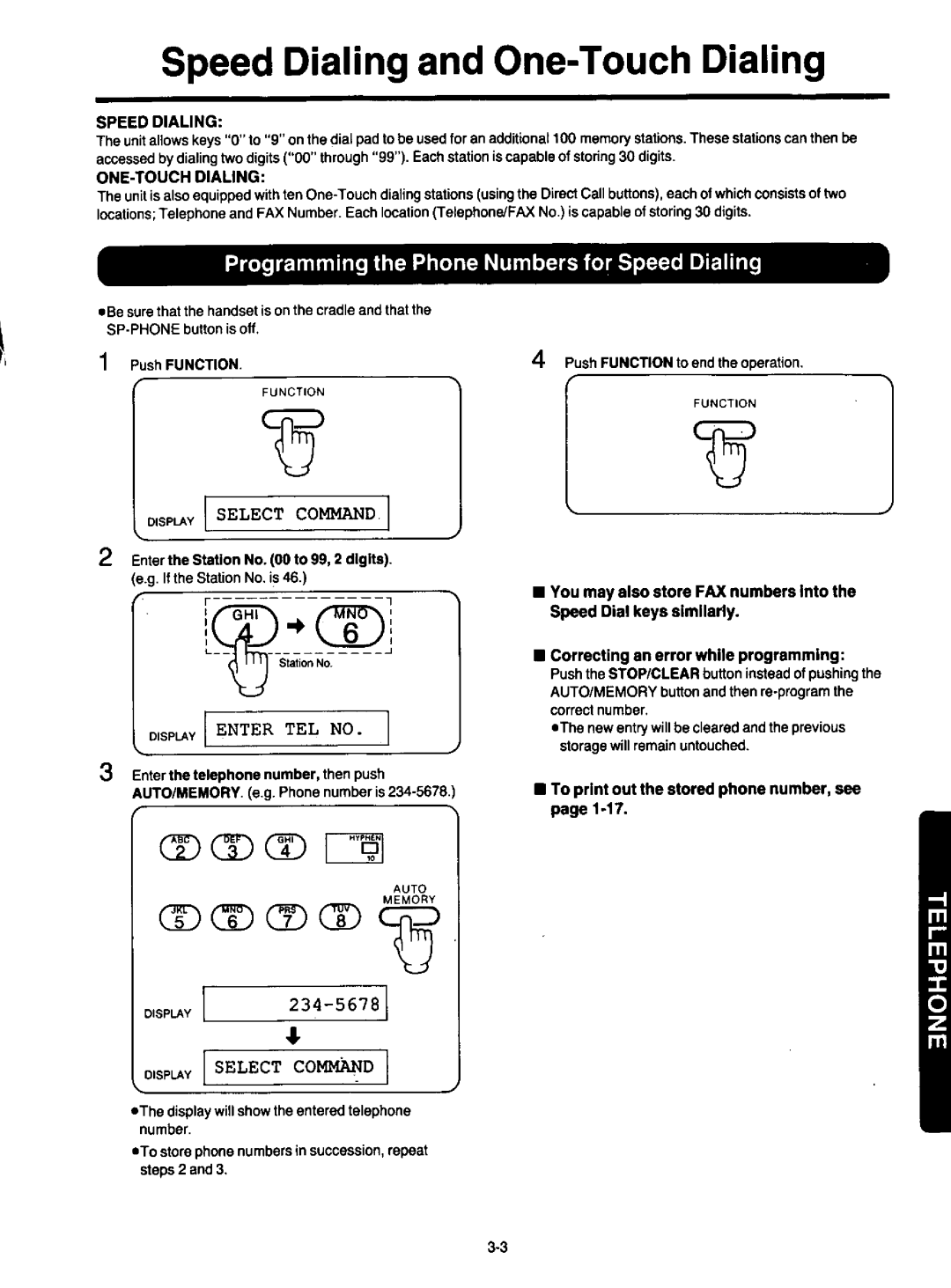 Panasonic KXF120 manual 