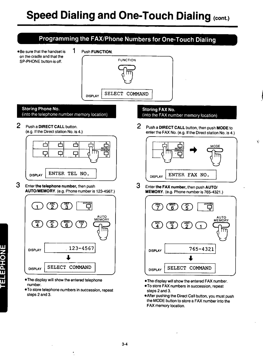 Panasonic KXF120 manual 