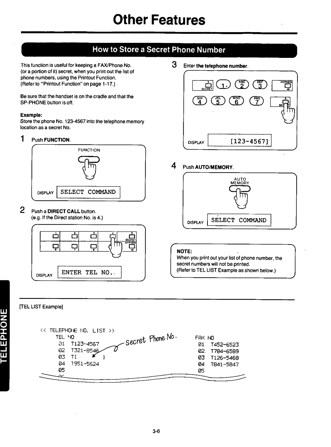 Panasonic KXF120 manual 