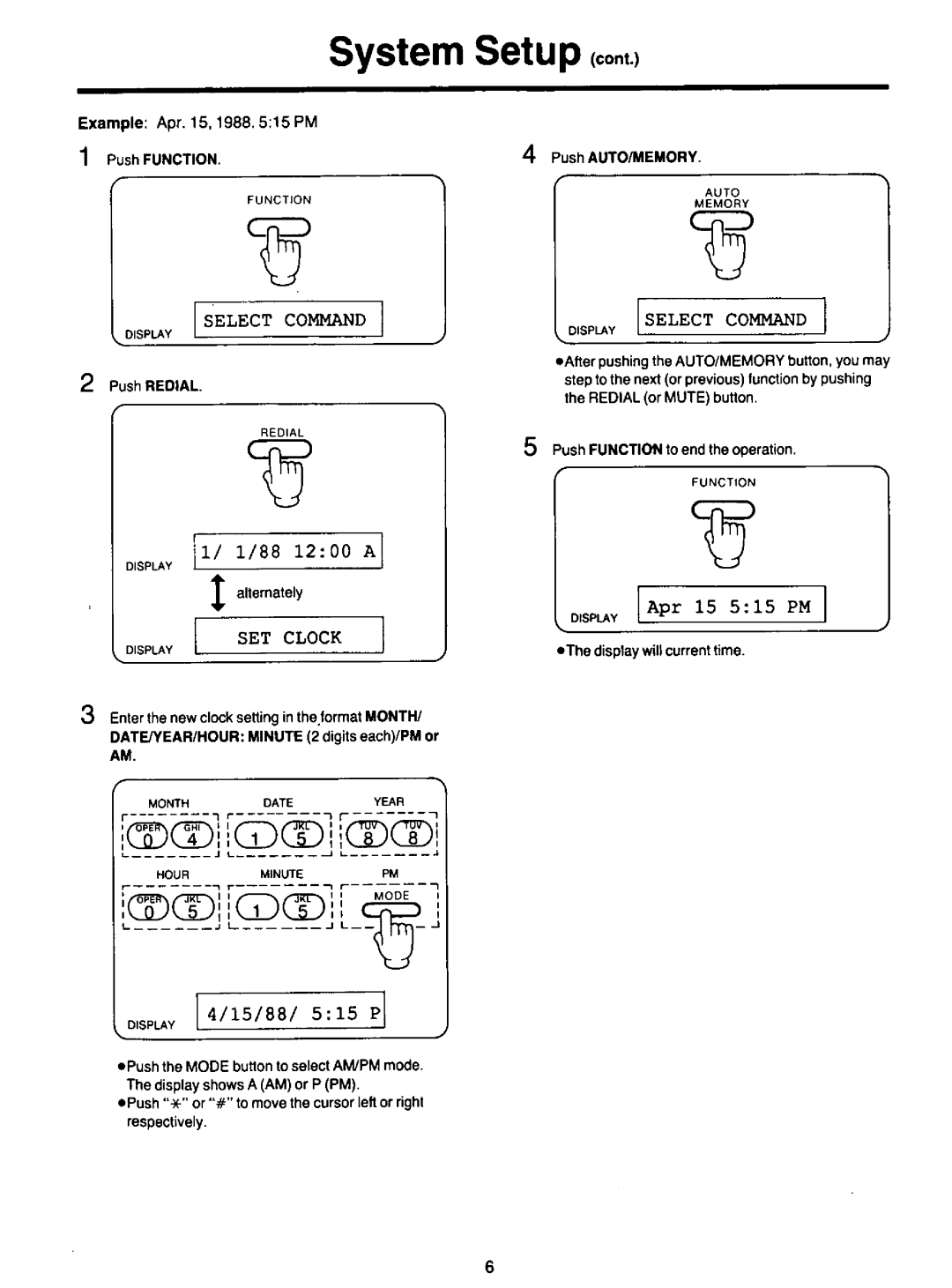 Panasonic KXF120 manual 