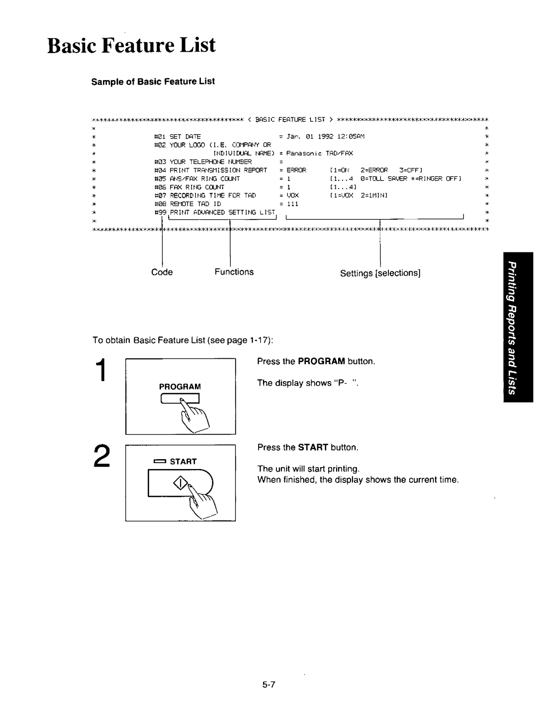 Panasonic KXF150 manual 