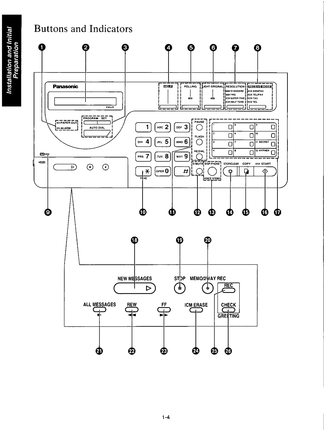 Panasonic KXF150 manual 