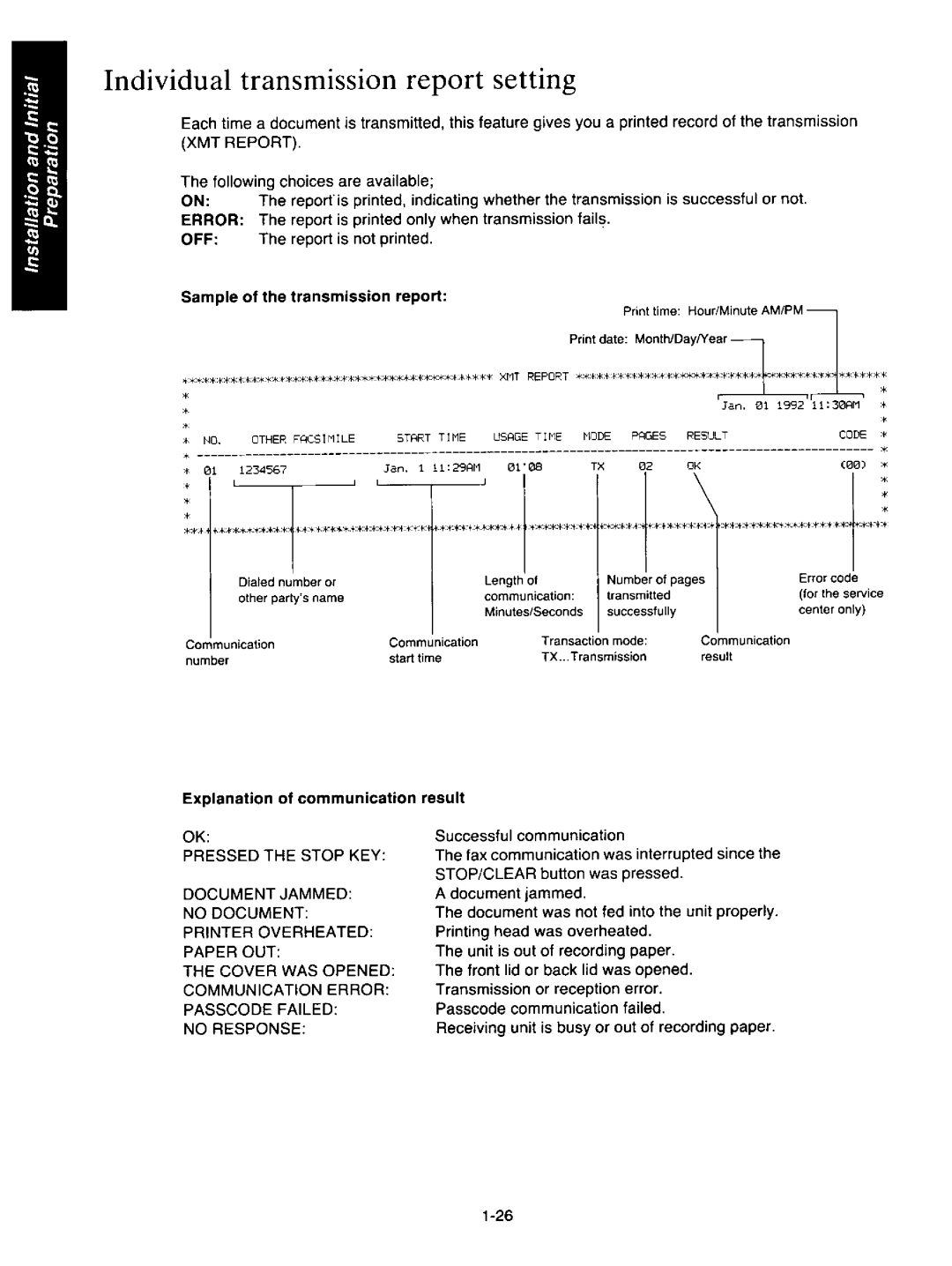 Panasonic KXF150 manual 