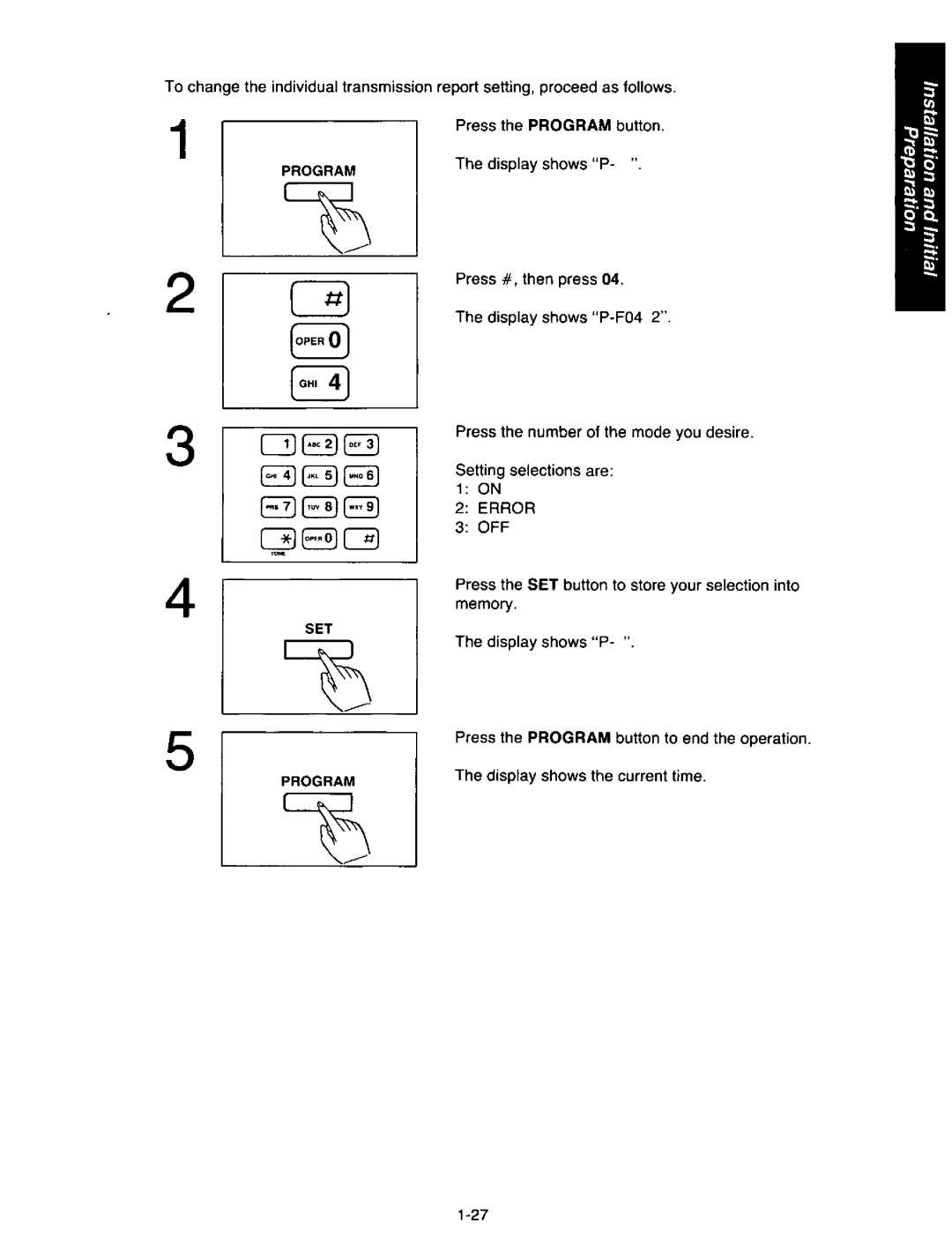 Panasonic KXF150 manual 