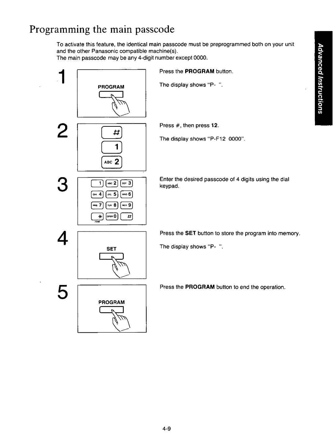 Panasonic KXF150 manual 