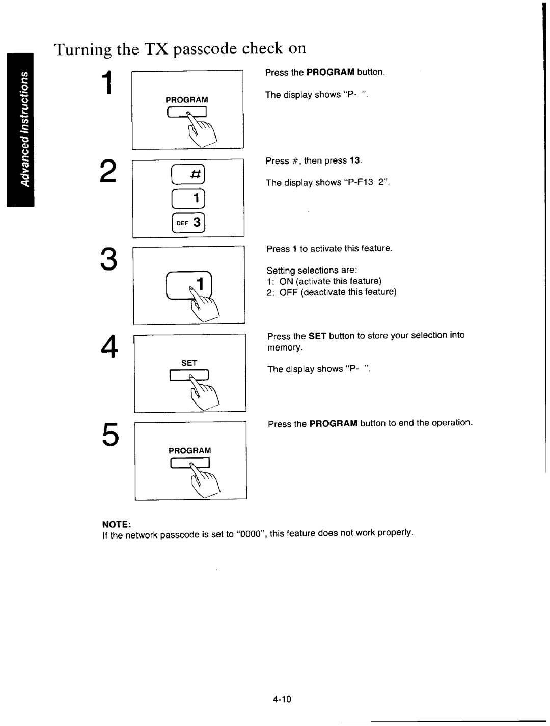 Panasonic KXF150 manual 