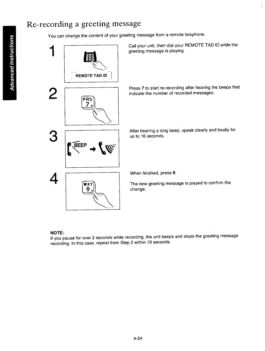 Panasonic KXF150 manual 