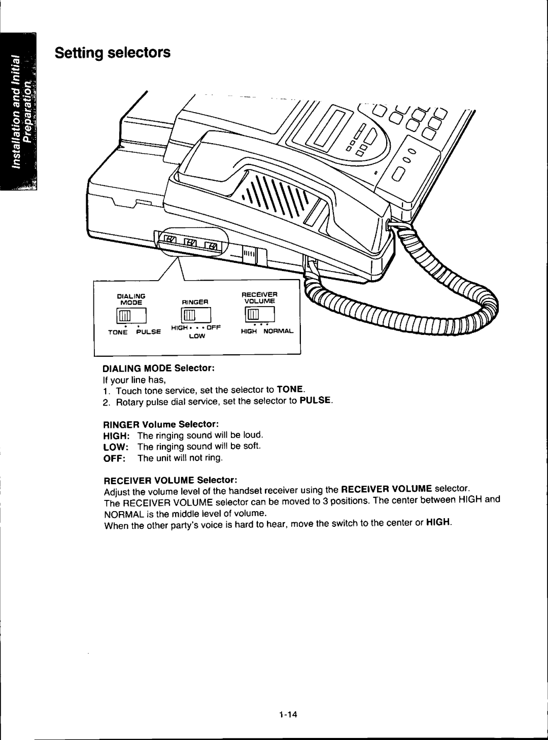 Panasonic KXF280, KX-F280C manual 