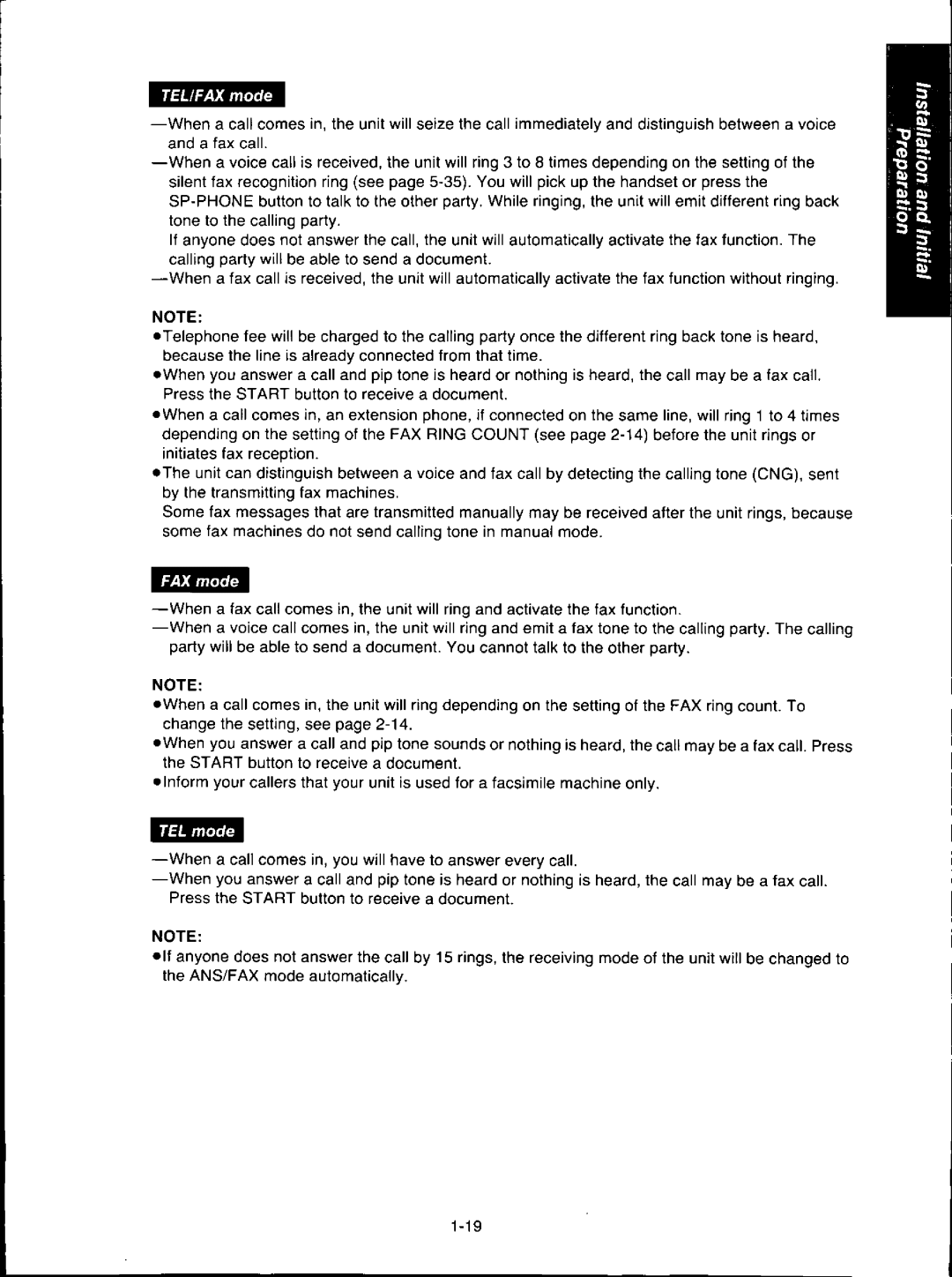 Panasonic KX-F280C, KXF280 manual 