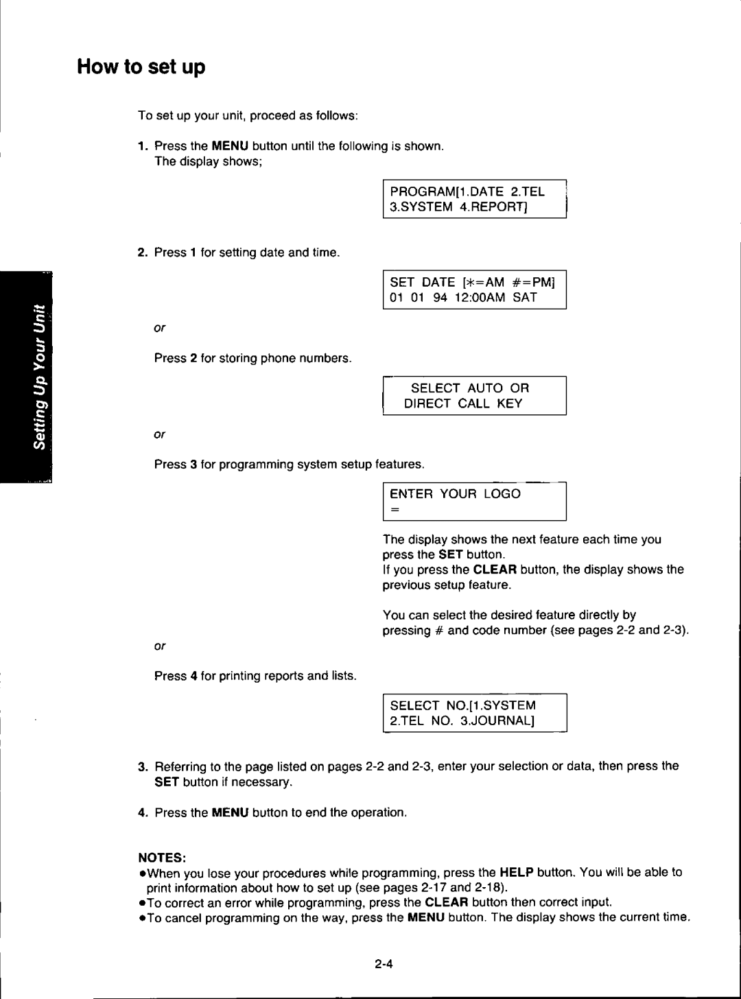 Panasonic KXF280, KX-F280C manual 