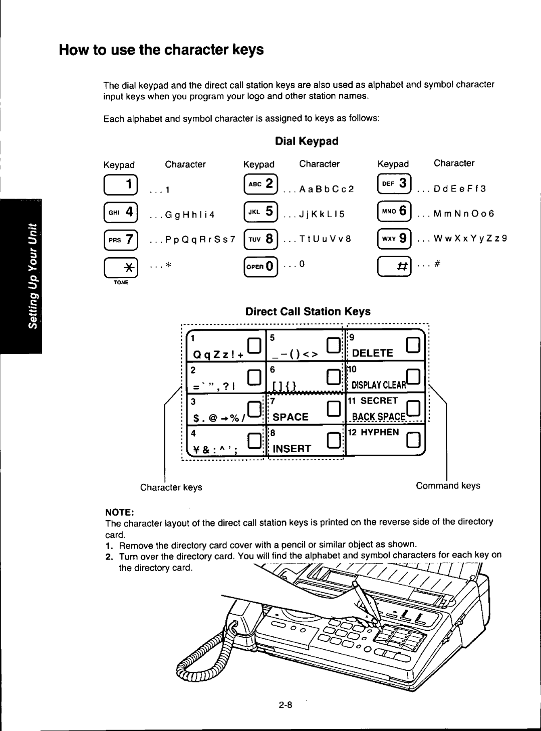 Panasonic KXF280, KX-F280C manual 