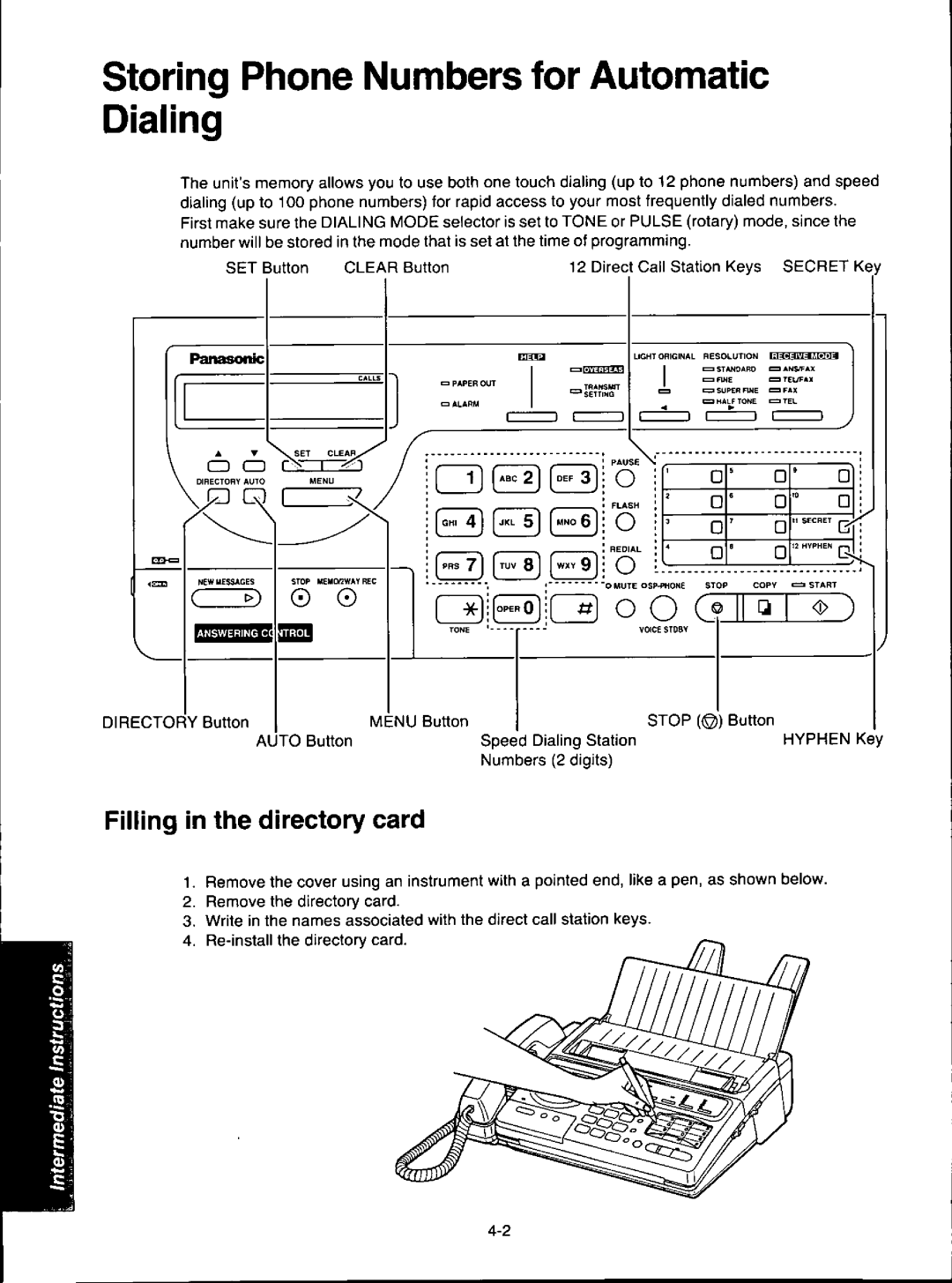 Panasonic KXF280, KX-F280C manual 