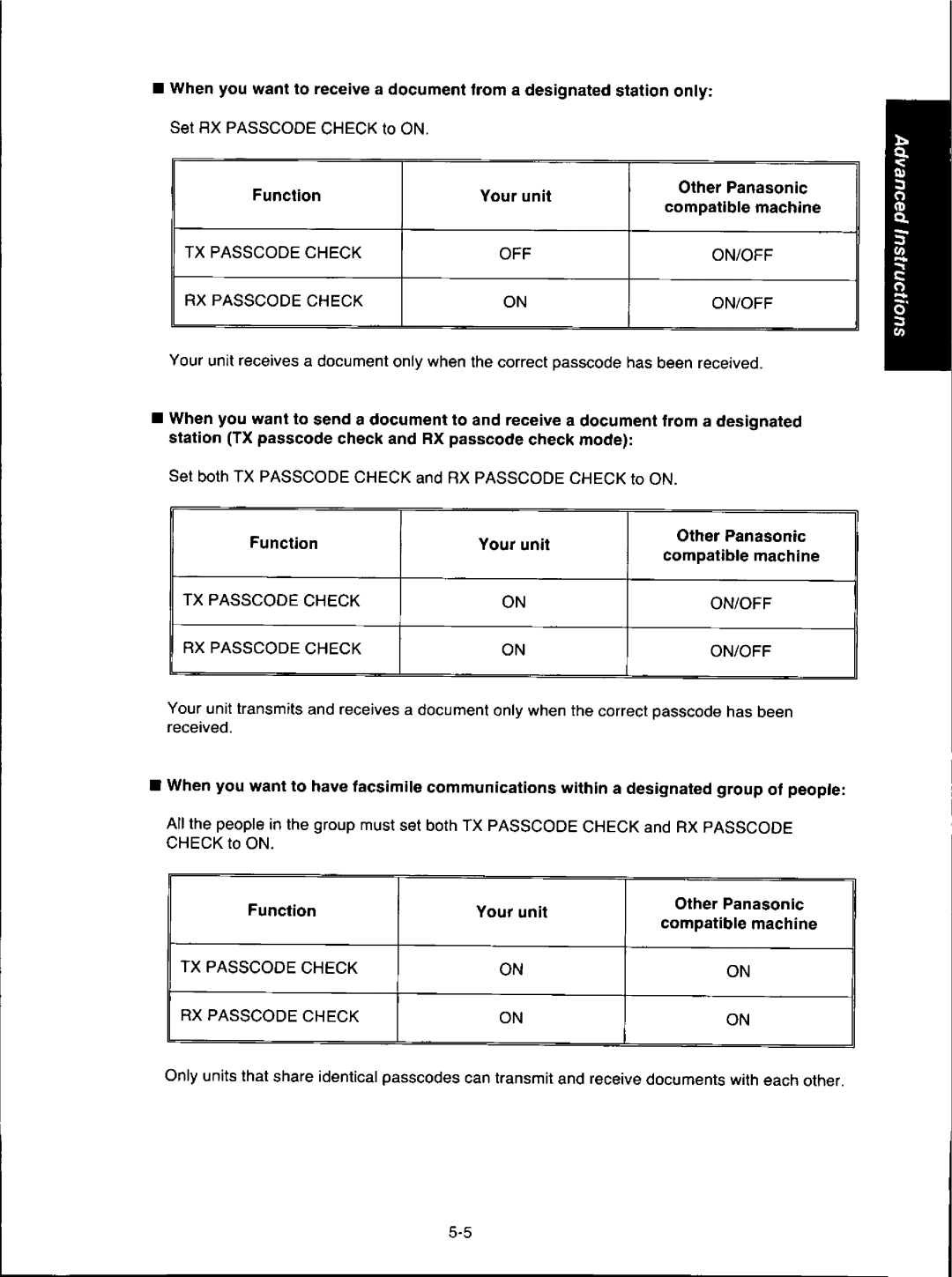 Panasonic KX-F280C, KXF280 manual 