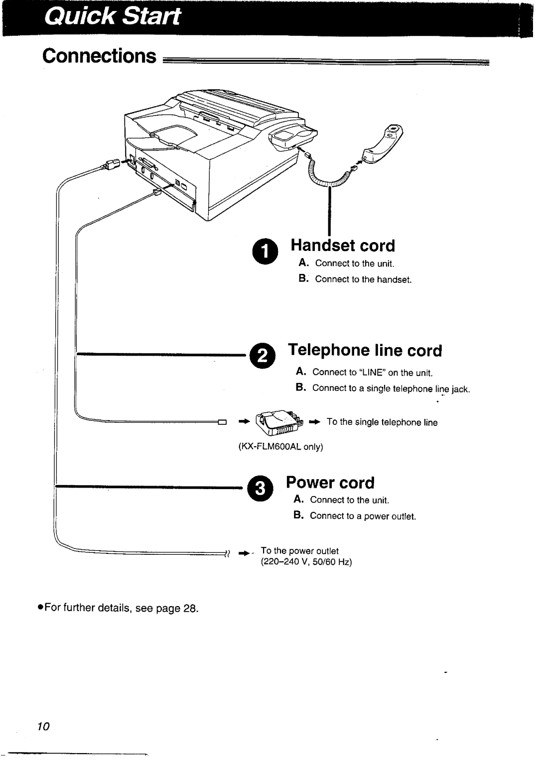 Panasonic KXFLM600NZ, KXFLM600AL manual 