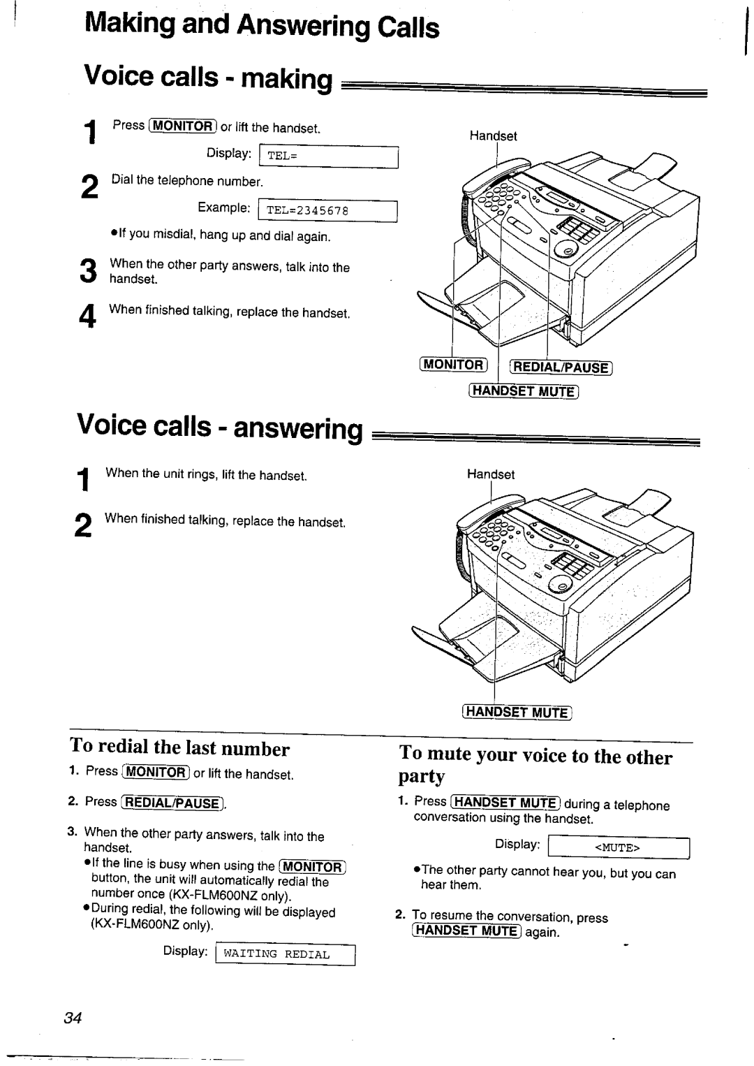 Panasonic KXFLM600NZ, KXFLM600AL manual 