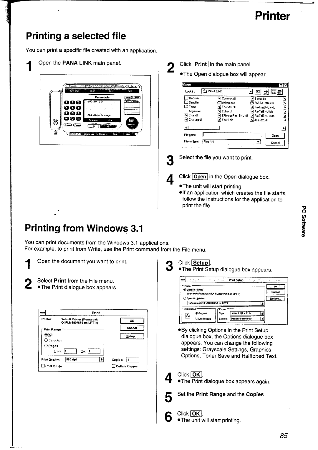 Panasonic KXFLM600AL, KXFLM600NZ manual 