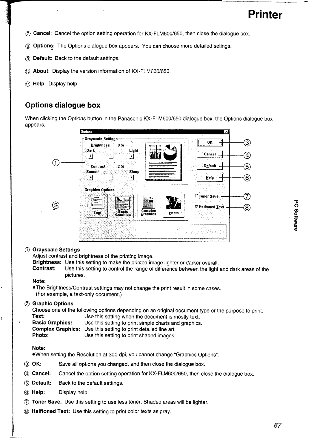 Panasonic KXFLM600AL, KXFLM600NZ manual 