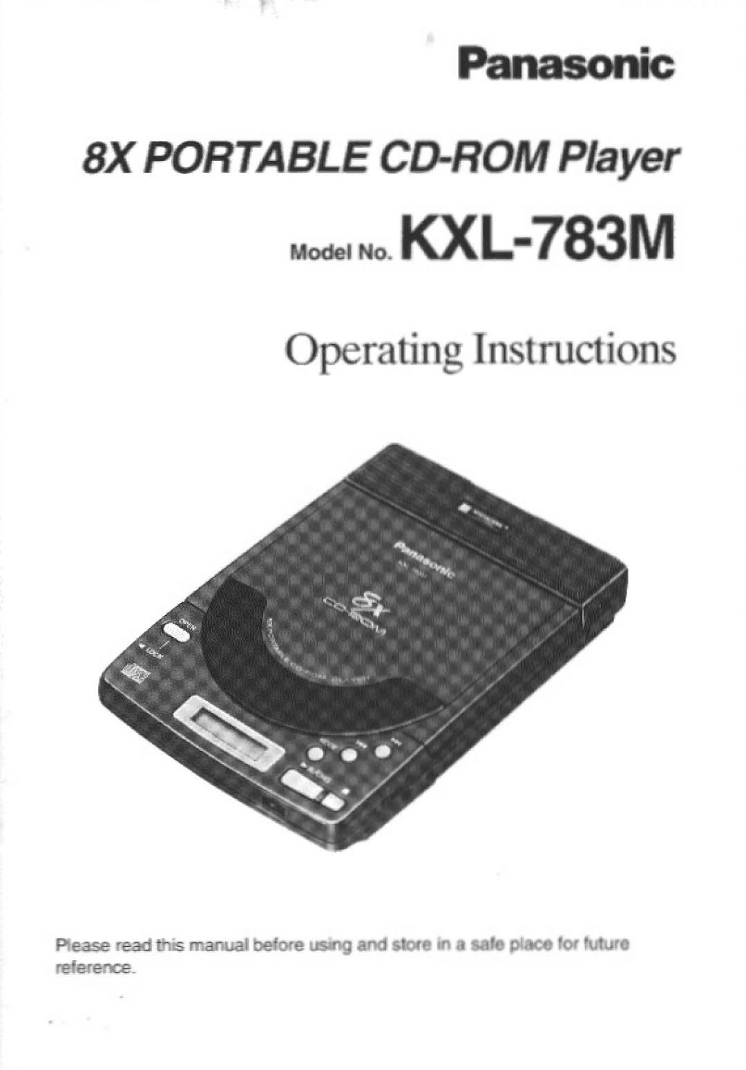 Panasonic KXL-783M manual 