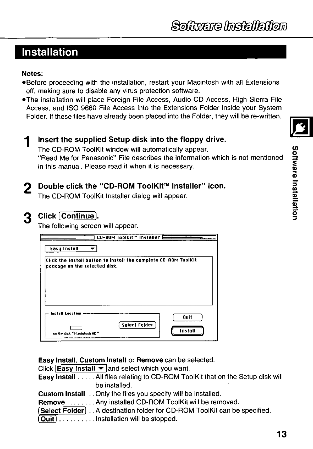 Panasonic KXL-783M manual 