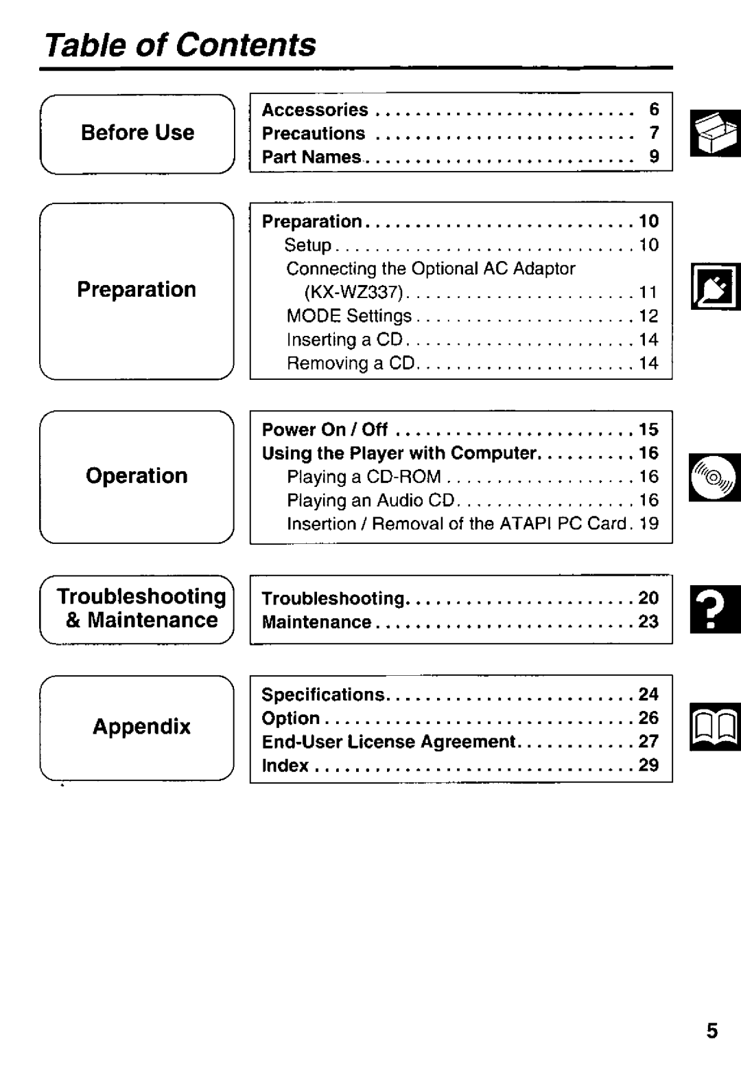 Panasonic KXL-807A manual 