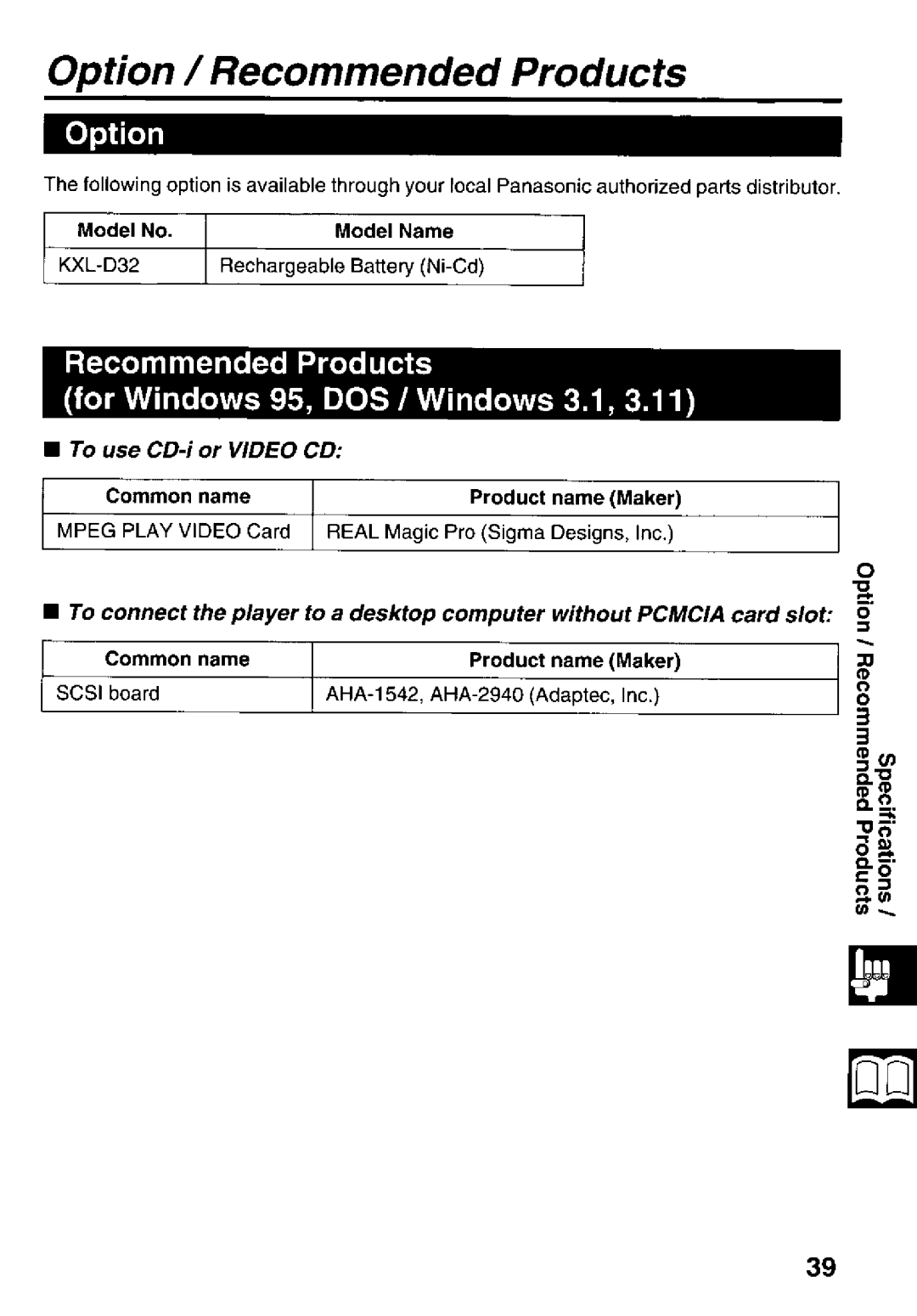 Panasonic KXL-810A manual 