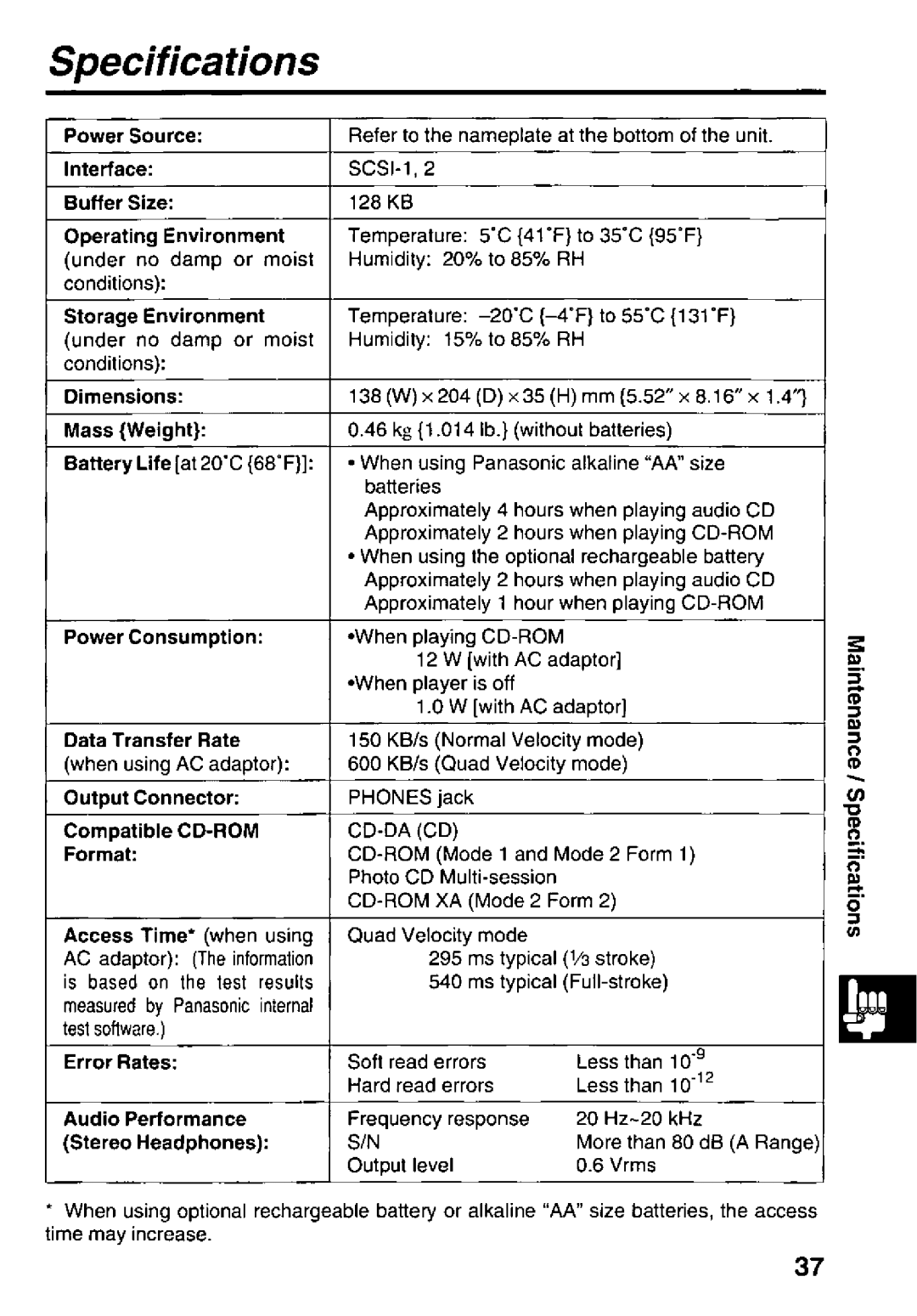 Panasonic KXL-D742 manual 